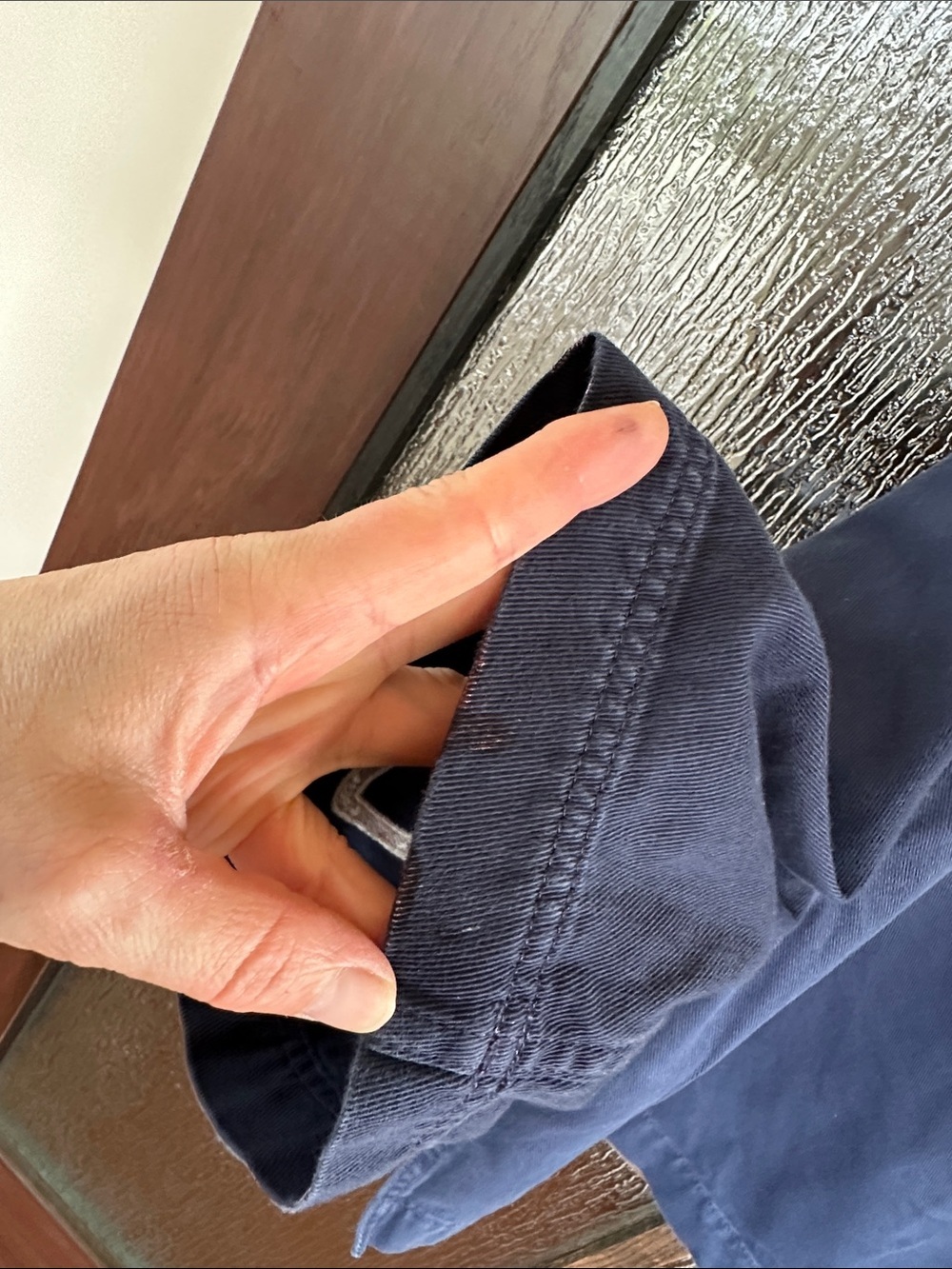 Weekend Max Mara Navy Embroidered Utility Cropped Jacket size 10. - Picture 12 of 15
